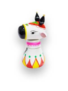 Festive - Wooden Nandi Kumkum Box - 4 inch
Festive - Wooden Nandi Kumkum Box - 4 inch