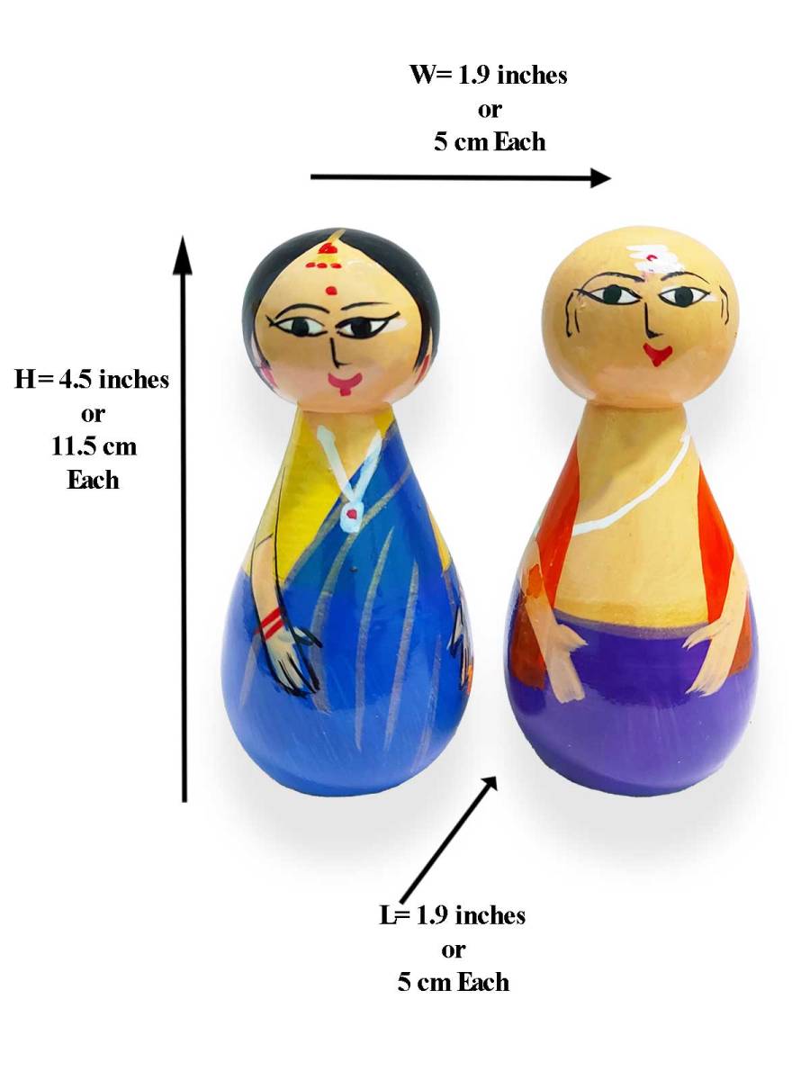 Pair Doll - Pujari - 4.5 inch - Purple
Pair Doll - Pujari - 4.5 inch - Purple