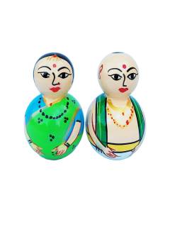 Pair Doll - Pujari - 3.5inch - Green