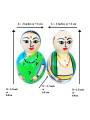 Pair Doll - Pujari - 3.5inch - Green Pair Doll - Pujari - 3.5inch - Green