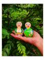 Pair Doll - Pujari - 3.5inch - Green Pair Doll - Pujari - 3.5inch - Green