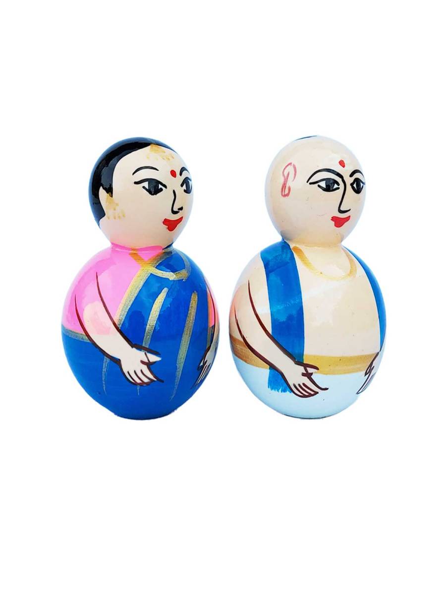 Pair Doll - Pujari - 3.5 inch - Dark Blue