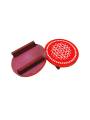 Festive - Wooden Rangoli Puja Peetam - Round - Assorted - Set of 2 - 6 inch