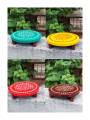 Festive - Wooden Rangoli Puja Peetam - Round - Assorted - Single - 6 inch