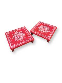 Festive - Traditional Rangoli Printed Puja Peetam - Set 0f 2 - 6 inch
Festive - Traditional Rangoli Printed Puja Peetam - Set 0f 2 - 6 inch