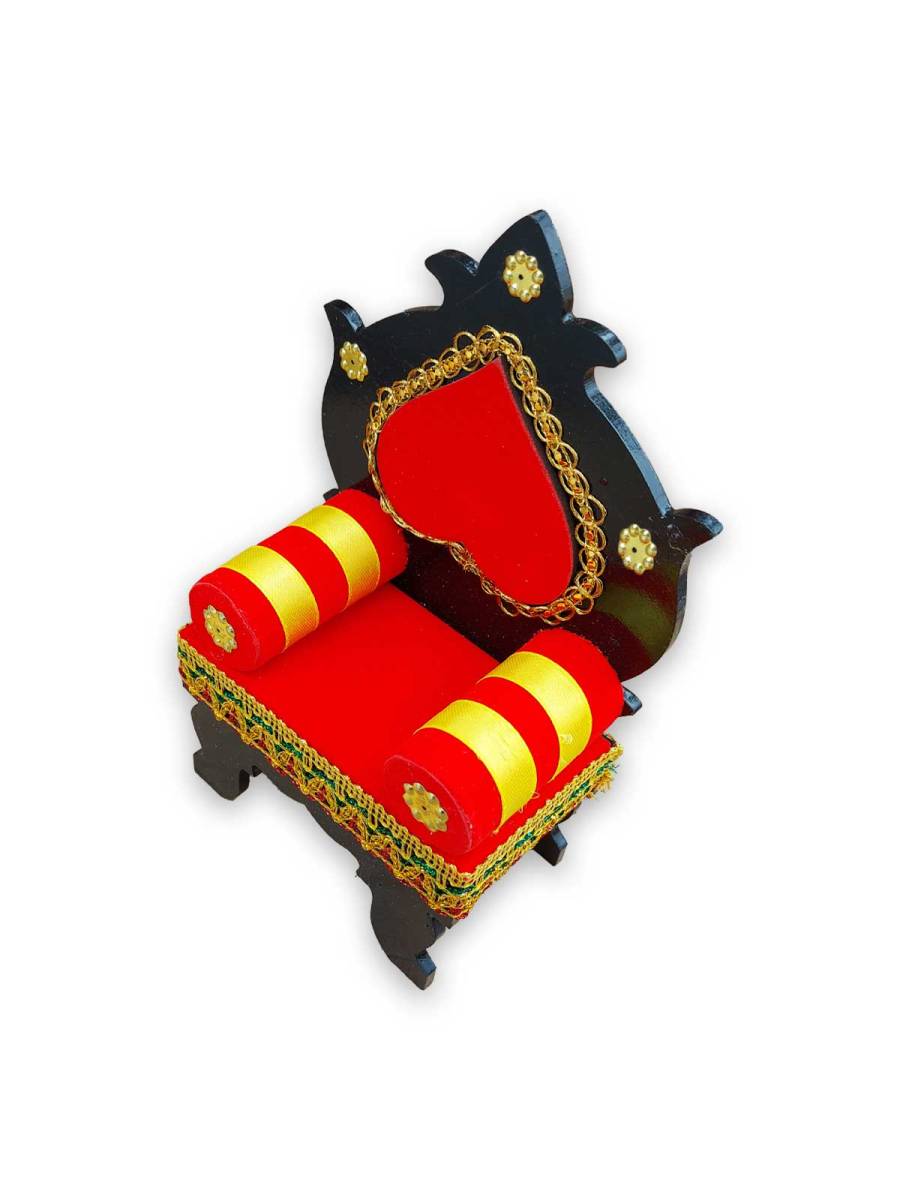 Miniature - Simhasana - Decorative Showpiece - 7.5" Miniature - Simhasana - Decorative Showpiece - 7.5"