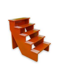 Festive - Traditional Rangoli Printed Puja Stand - Orange - 5 Steps
Festive - Traditional Rangoli Printed Puja Stand - Orange - 5 Steps