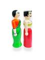 Pair Doll - Traditional - 6.5inch&nbsp;-&nbsp;Red Green
