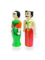 Pair Doll - Traditional - 6.5inch&nbsp;-&nbsp;Red Green
