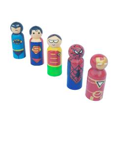Toy - Super Hero Dolls Set Toy - Super Hero Dolls Set