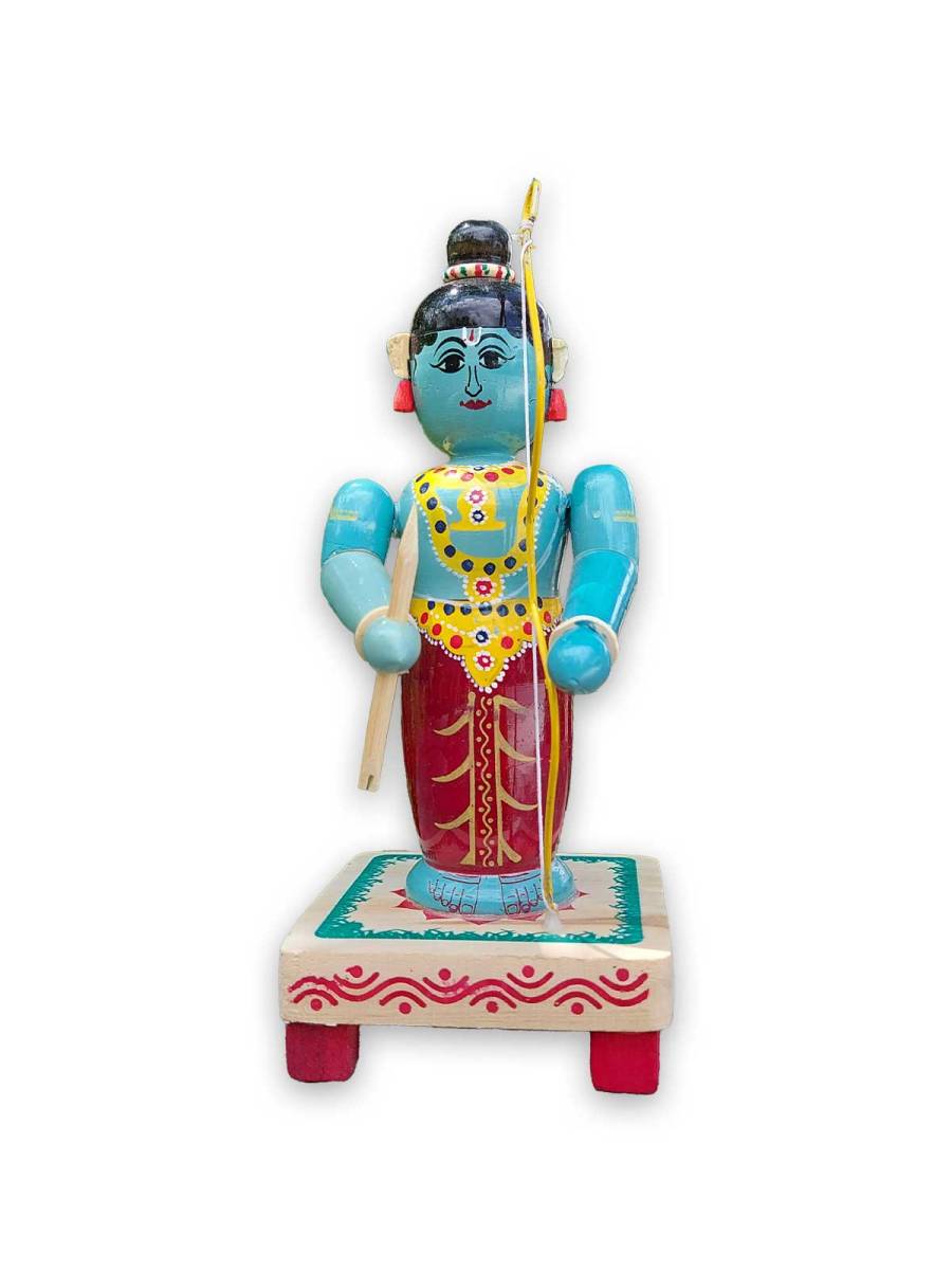 Wooden Baala Rama - Etikoppaka Dolls
