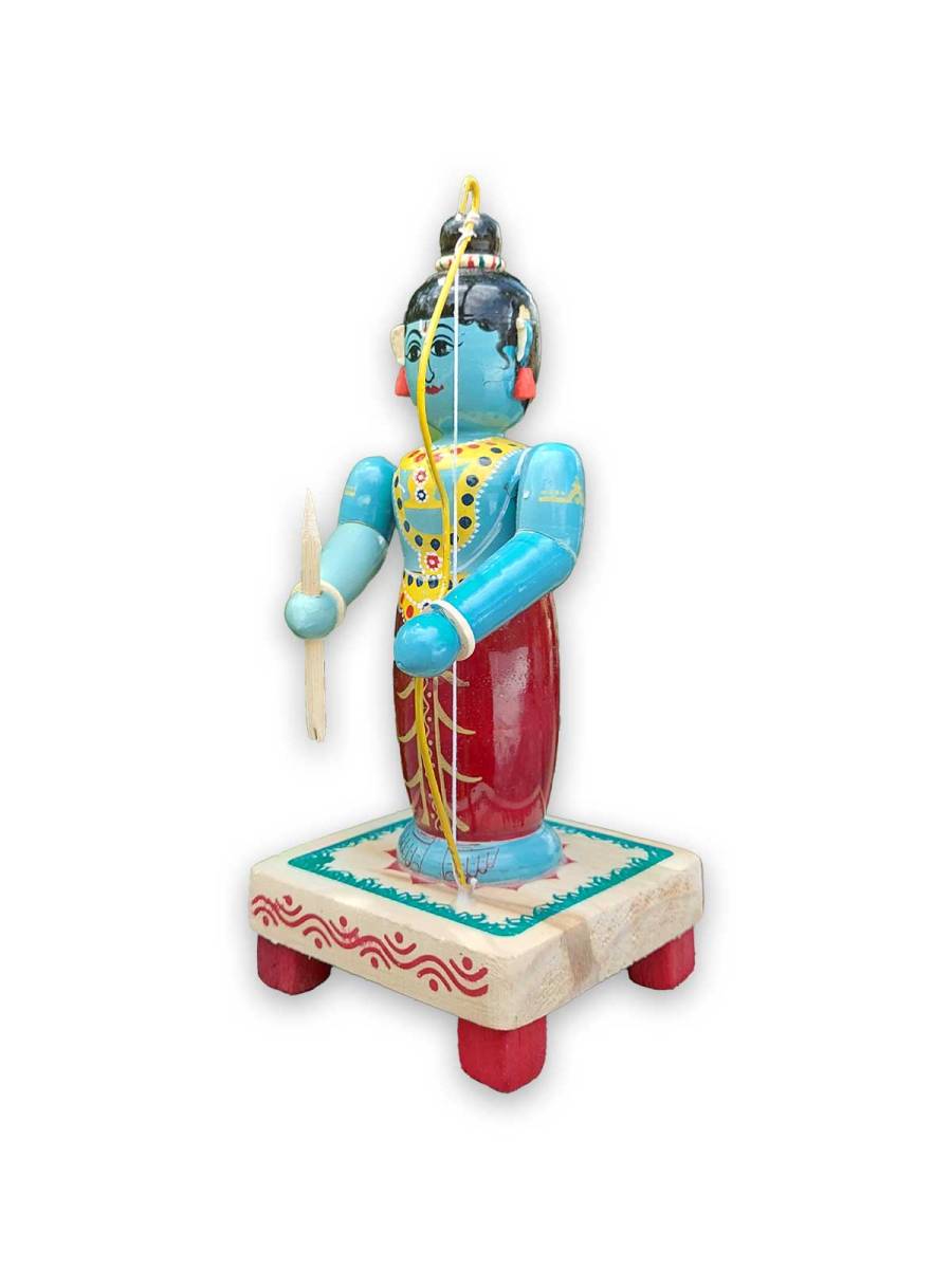 Wooden Baala Rama - Etikoppaka Dolls
