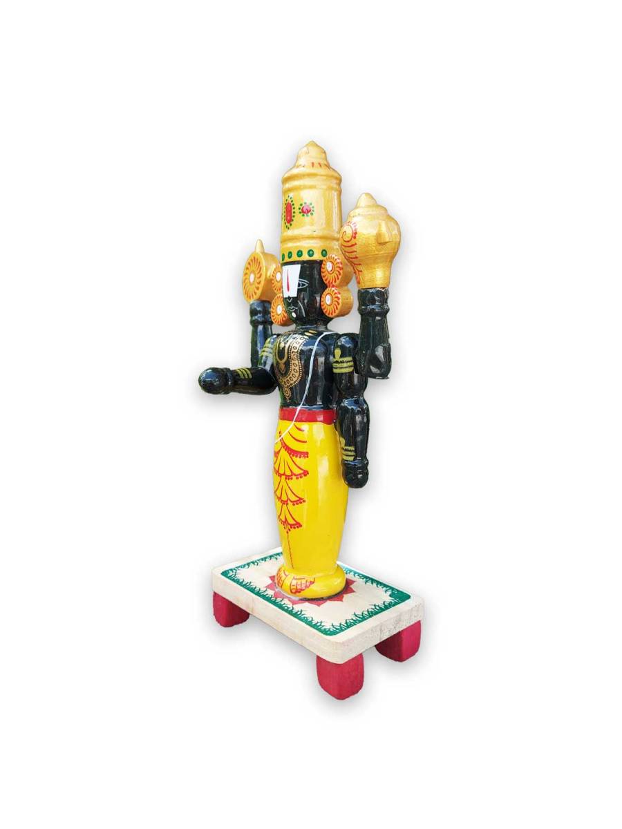 Wooden Balaji - Etikoppaka Dolls
