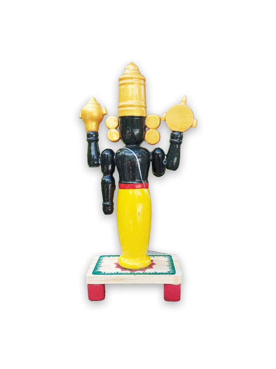 Wooden Balaji - Etikoppaka Dolls
