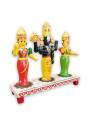 Wooden Balaji Pariwara - Etikoppaka Dolls
