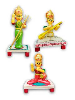 Wooden Devi Set - Etikoppaka Dolls
