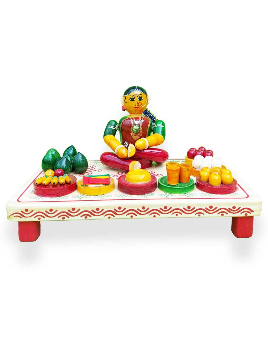 Wood - Bride Set - Etikoppaka Dolls