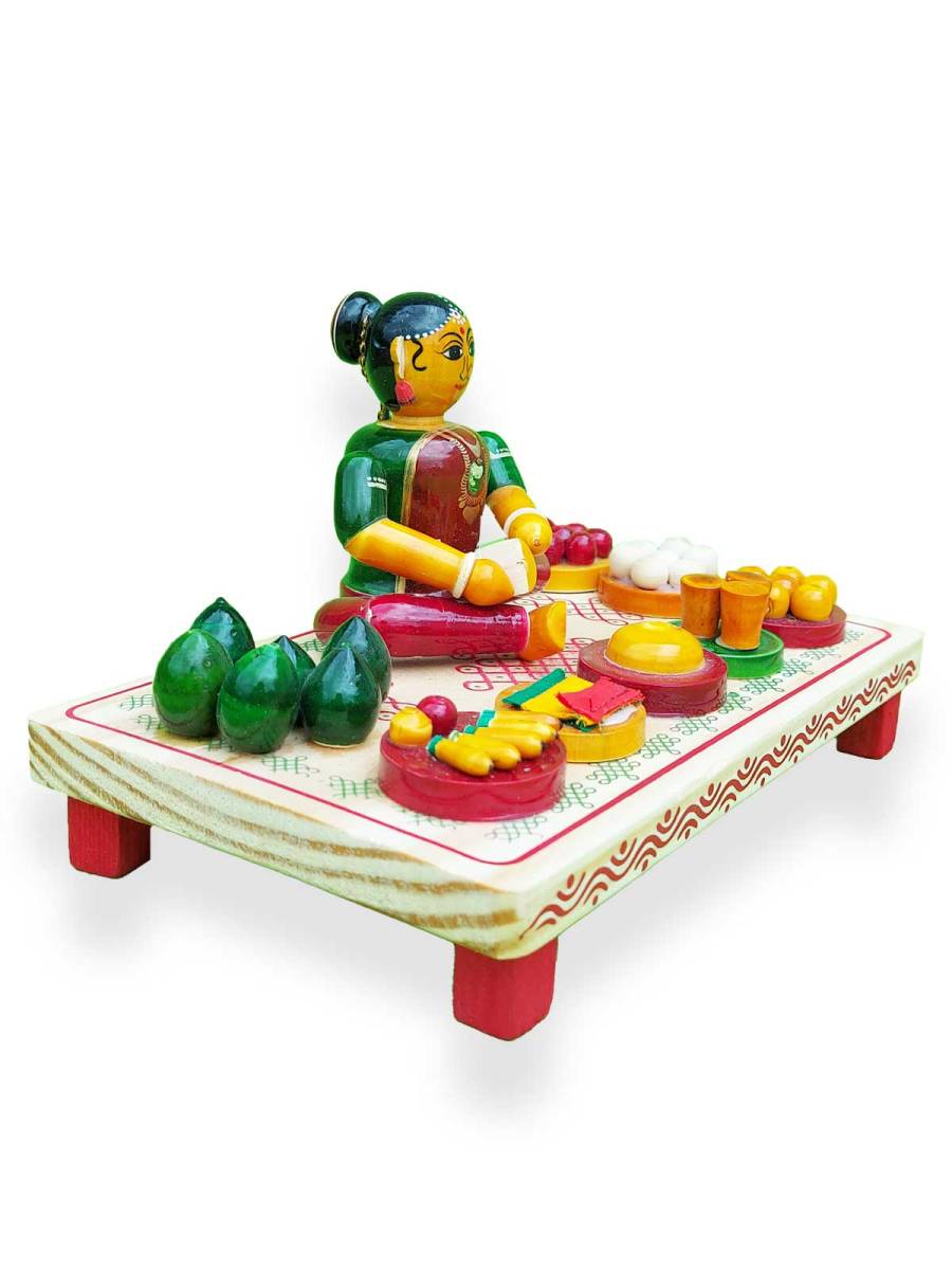 Wood - Bride Set - Etikoppaka Dolls