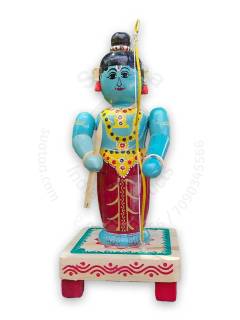 Wooden Baala Rama - Etikoppaka Dolls
