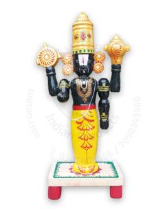 Wooden Balaji - Etikoppaka Dolls
