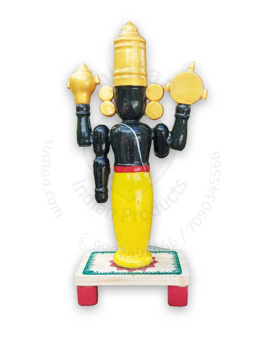Wooden Balaji - Etikoppaka Dolls
