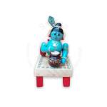 Wooden Crawling Krishna - Etikoppaka Dolls
