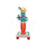 Wooden Standing Krishna - Etikoppaka Dolls
