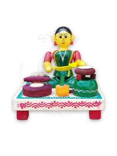 Working Lady - Roti Making
