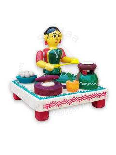 Working Lady - Roti Making
