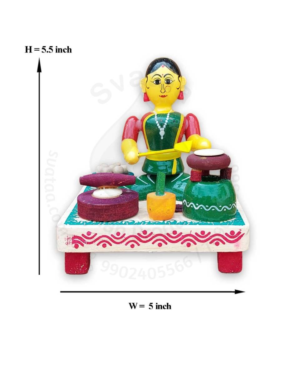 Working Lady - Roti Making
