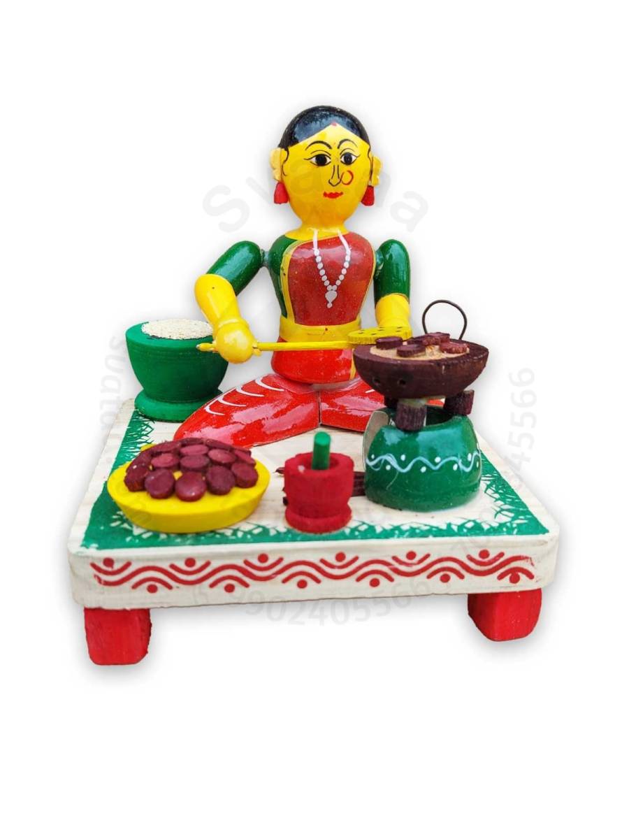 Working Lady - Vada Making
