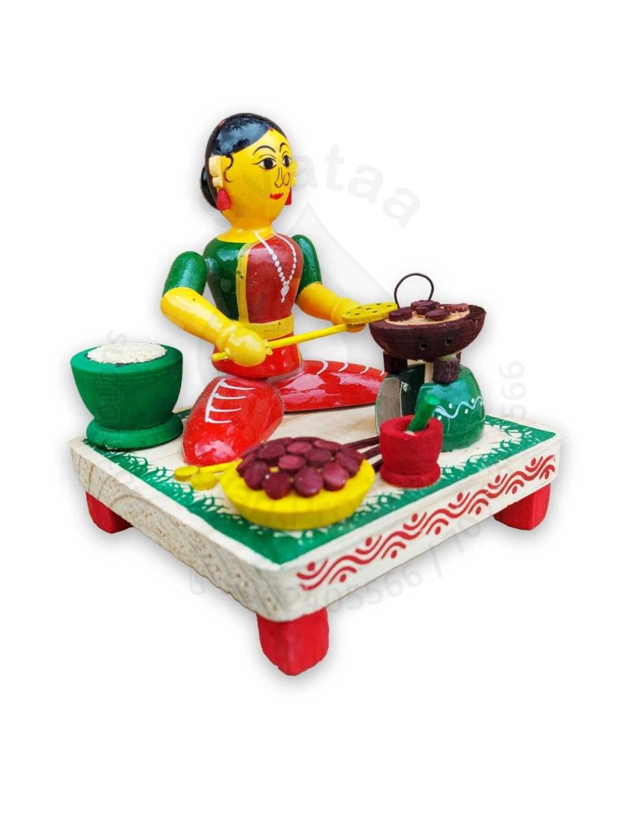 Working Lady - Vada Making
