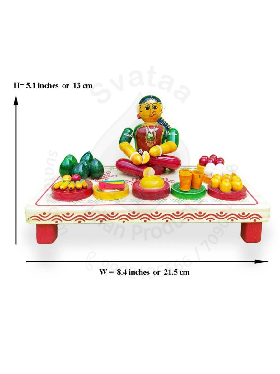 Wood - Bride Set - Etikoppaka Dolls
