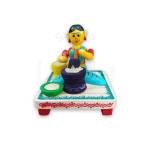 Working Lady - Grinding Grains - Etikoppaka Dolls
