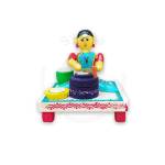 Working Lady - Handmill Grinding - Wood
