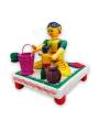 Working Lady - Mother Bathing Baby
