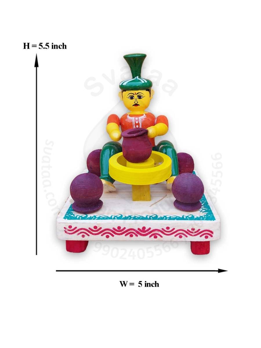 Working Man - Pot Making - Wood

