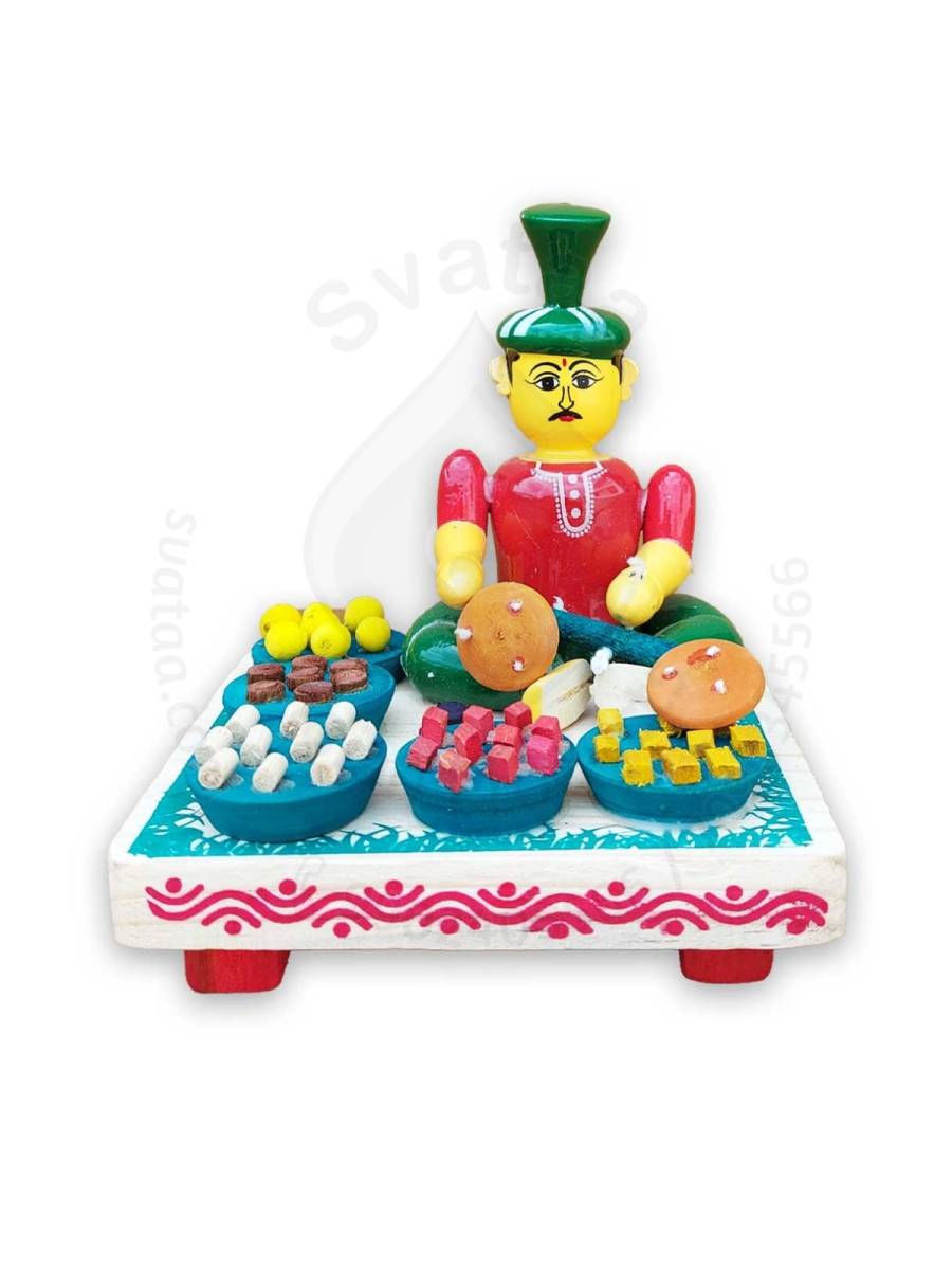 Working Man - Sweets Selling - Wood
