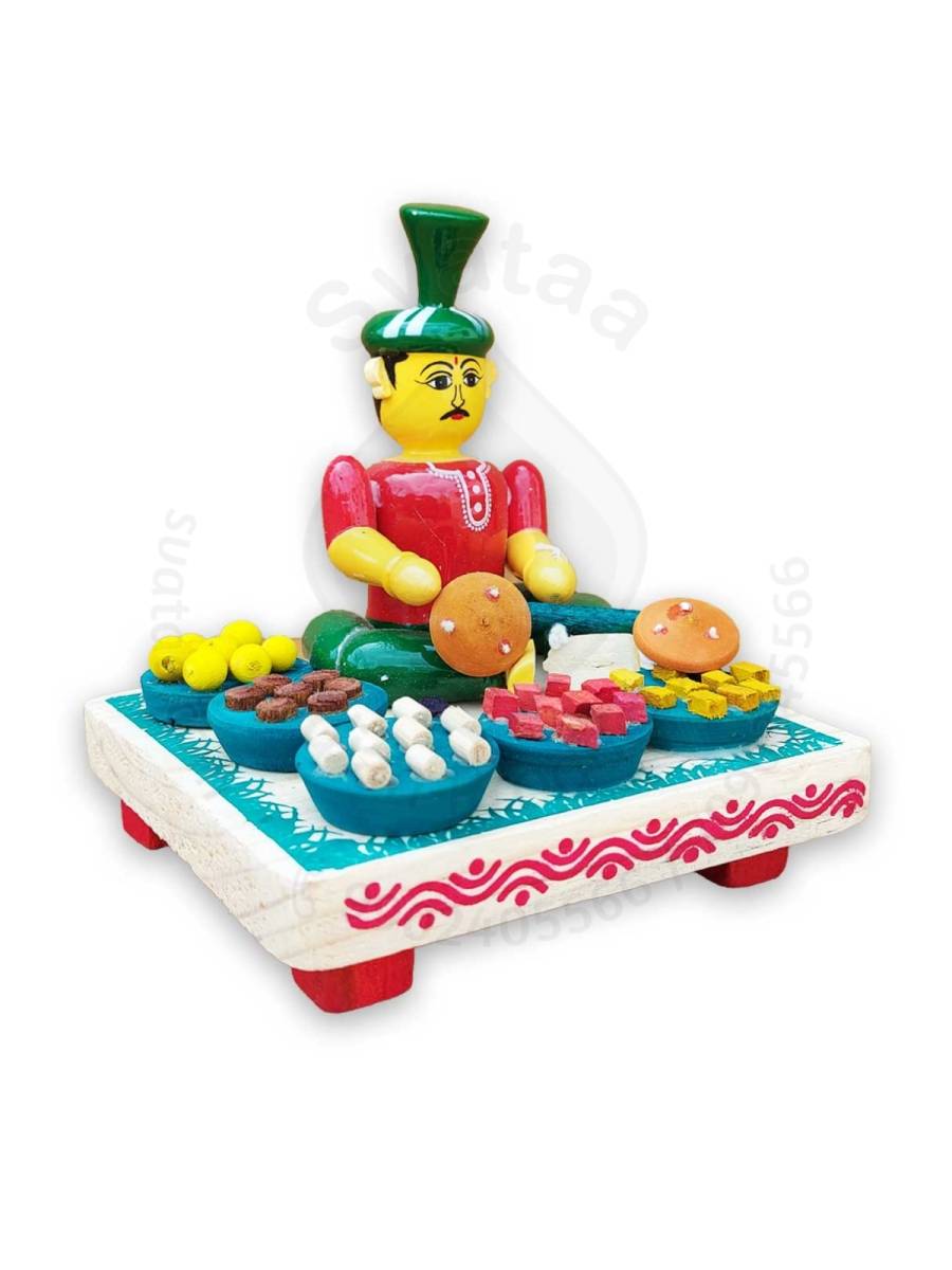 Working Man - Sweets Selling - Wood

