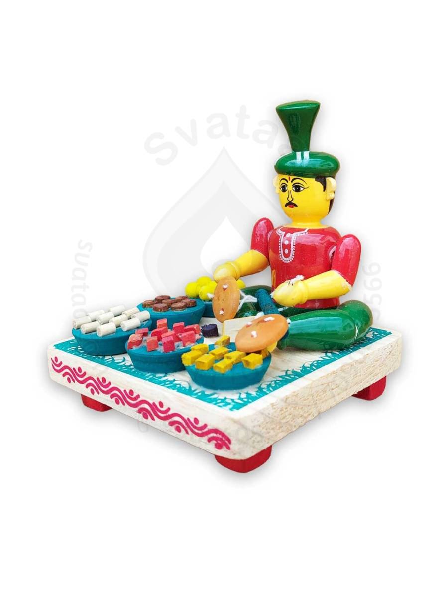 Working Man - Sweets Selling - Wood
