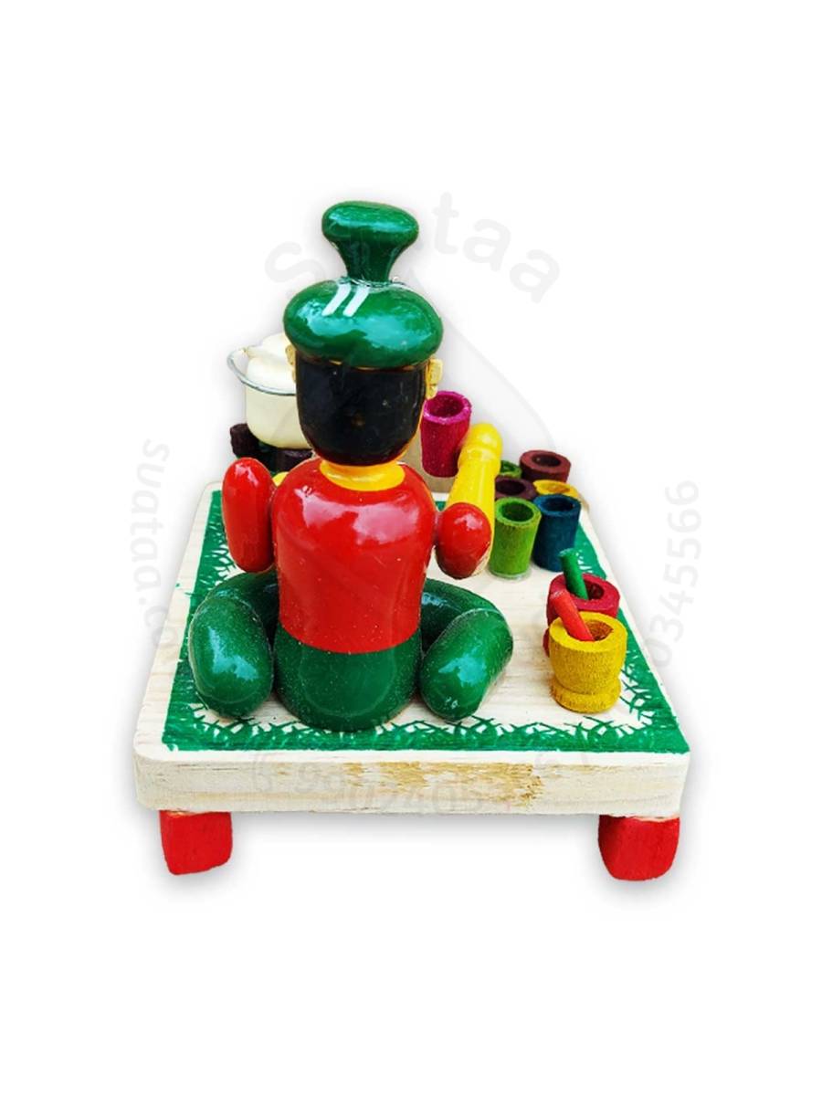 Working Man - Tea Selling - Wood
