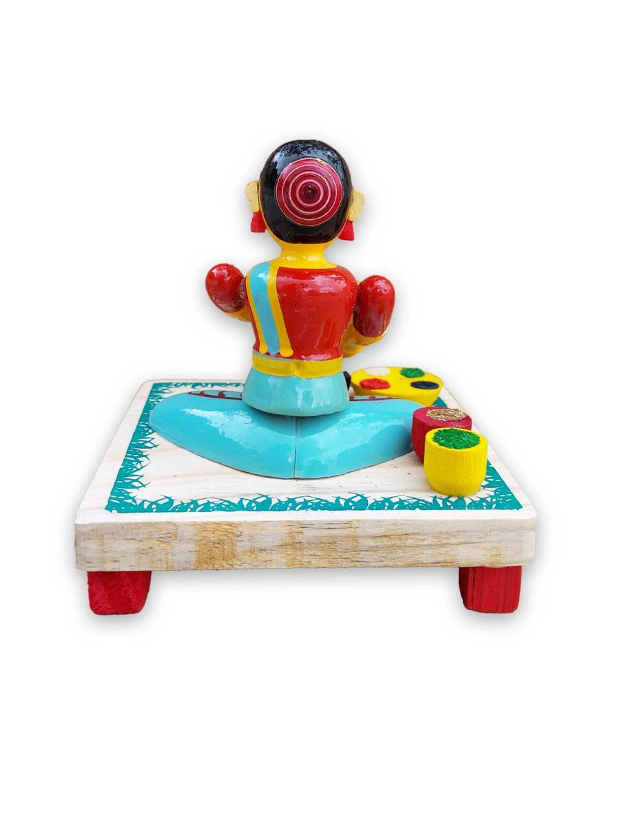 Wooden Village Lady Grinding Spices - Etikoppaka Dolls
Wooden Village Lady Grinding Spices - Etikoppaka Dolls