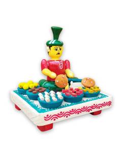 Wooden Village Man Selling Sweets - Etikoppaka Dolls
Wooden Village Man Selling Sweets - Etikoppaka Dolls