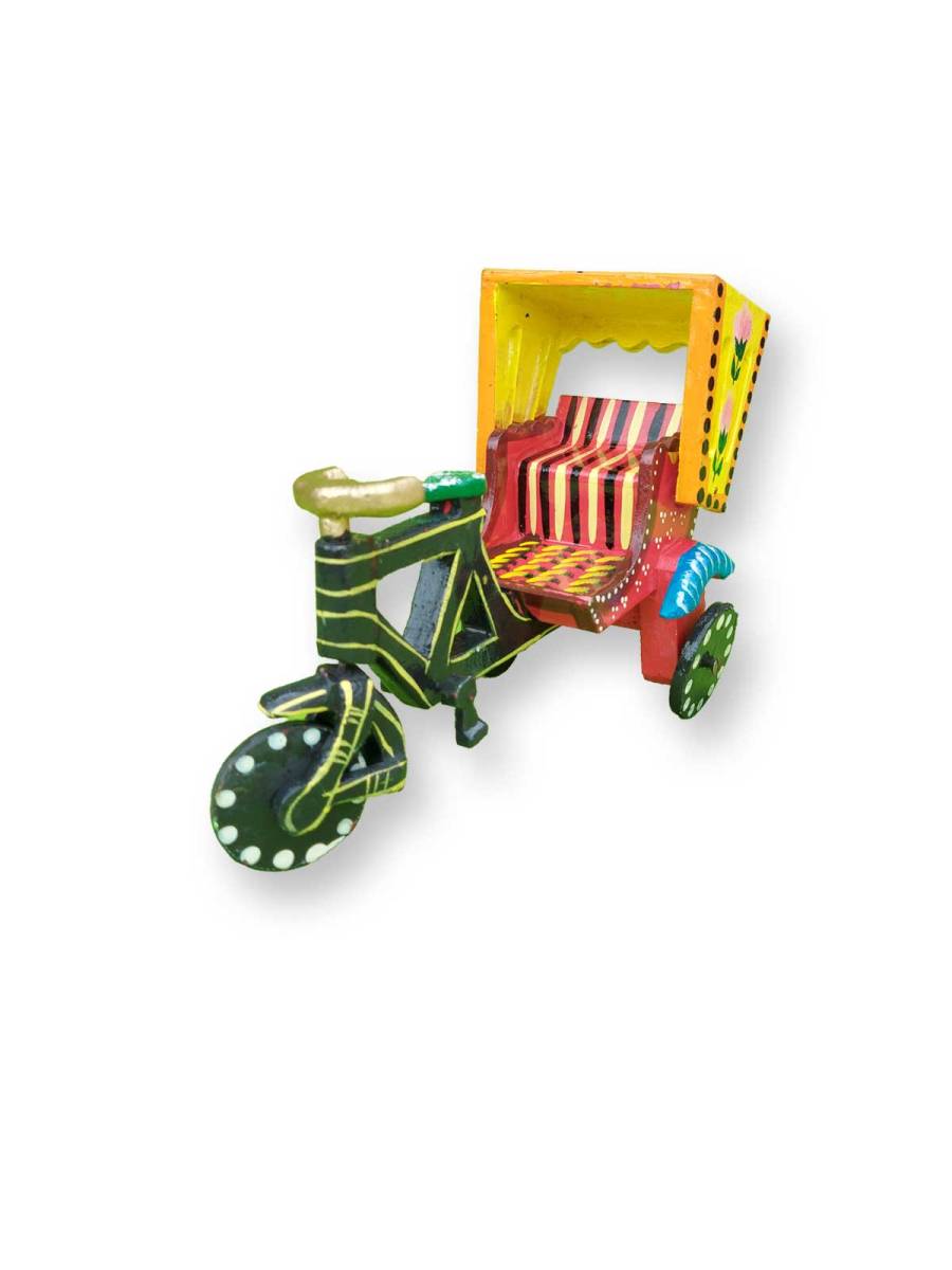 Wooden Cycle Rickshaw - Varanasi Toys
Wooden Cycle Rickshaw - Varanasi Toys