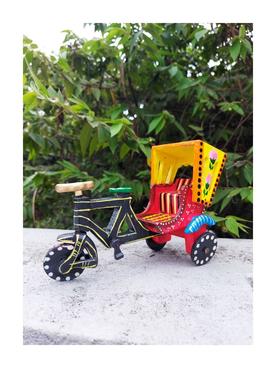 Wooden Cycle Rickshaw - Varanasi Toys
Wooden Cycle Rickshaw - Varanasi Toys