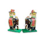 Wooden Ambari Big - Pair - Kondapalli Dolls
