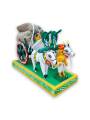 Wooden Bullock Cart - Kondapalli Dolls
