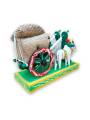 Wooden Bullock Cart - Kondapalli Dolls
