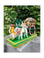 Wooden Bullock Cart - Kondapalli Dolls
