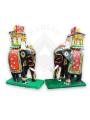 Wooden Ambari Big - Pair - Kondapalli Dolls
